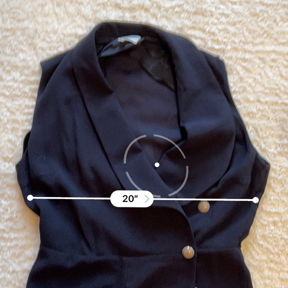 Hobbs London black button front jumpsuit - Picture 8 of 8